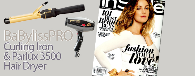 InStyle Best Beauty Buys Awards for 2012. Winners - BaBylissPRO and Parlu