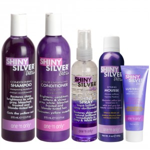 One n Only Shiny Silver Ultra Hair Care Range - for blonde, highlighted, white or grey hair 