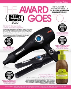 Winner Australian Beauty Awards 2010 - Macadamia Natural Oil Luxurious Oil Treatment