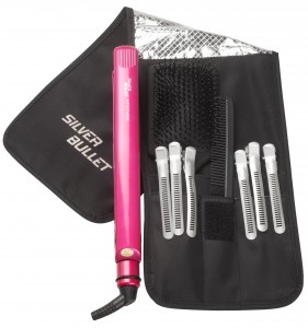 Silver Bullet Attitude Hair Straightener in Pink from i-glamour.com