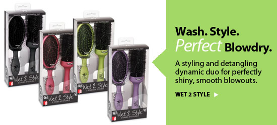 A styling and detangling dynamic duo for perfectly shiny, smooth blowouts. 