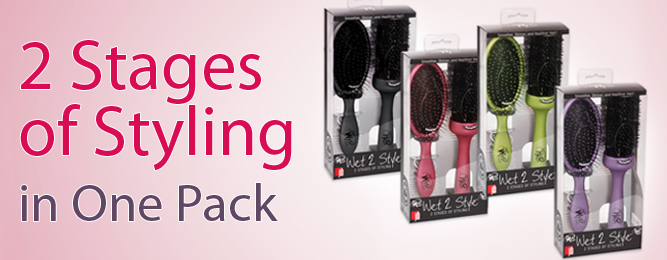 For the Perfect Transition from Wash to Style by Wet Brush!
