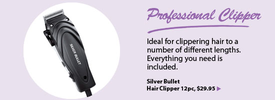 Silver Bullet Hair Clipper 12 Piece