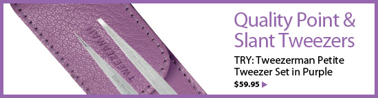 Buy Tweezerman Petite Tweezer Set Purple at i-glamour