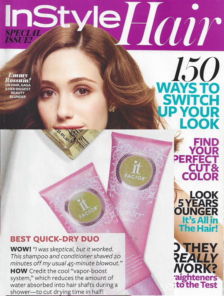 It Factor from i-Glamour seen in Instyle Hair